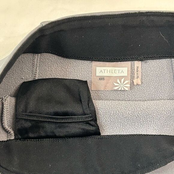 Athleta Skirt Womens XXS Gray Athletic Mini‎ Skirt with Pockets - Picture 4 of 10